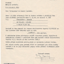 Ustanovení do funkce cestáře, 1956, inv. č. 20.250