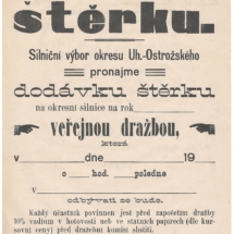 Pronájem štěrku, 1916, inv. č. 20.405