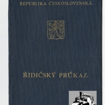 Řidičský průkaz, 1937, inv. č. 20.596