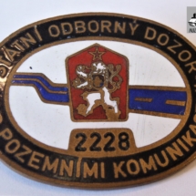 Odznak Státní odborný dozor, 80. - 90. léta 20. století, inv. č. 30.2